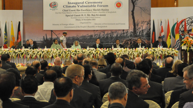 Foro de la vulnerabilidad climática